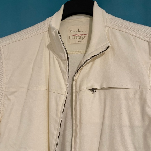 Banana Republic White Jacket - Picture 3 of 4
